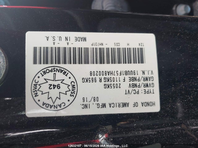 Acura TLX TECH 2017 19UUB1F57HA800208 Image 9