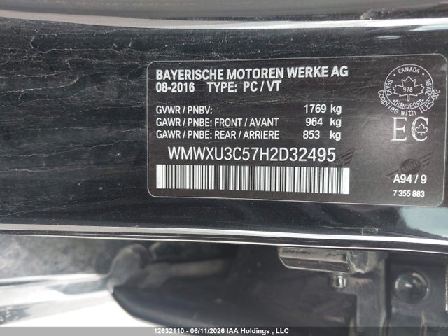 Mini 5 Door Cooper S 2017 WMWXU3C57H2D32495 Image 9