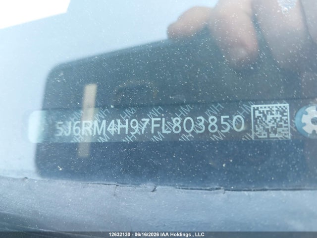 Honda Cr-v Touring 2015 5J6RM4H97FL803850 Image 19