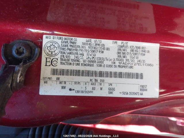 Ford FOCUS SE 2014 1FADP3F27EL113950 Image 21