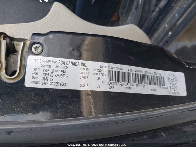 Dodge Grand Caravan Crew 2018 2C4RDGDG7JR290112 Image 9