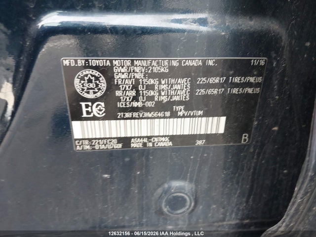 Toyota Rav4 Xle 2017 2T3RFREV3HW564618 Image 9