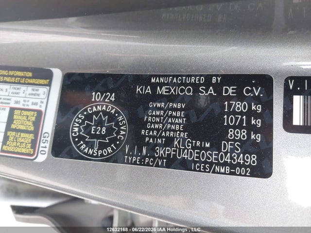 KIA K4 Ex/ex+ 2025 3KPFU4DE0SE043498 Image 9