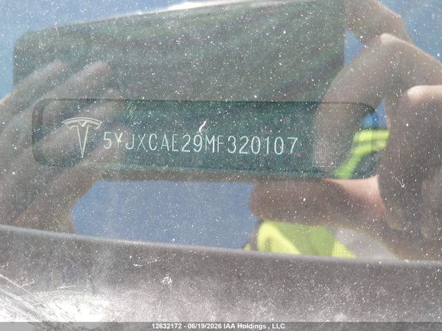 12632172 :رقم المزاد ، 5YJXCAE29MF320107 vin ، 2021 Tesla Model X Long Range/long Range Plus مزاد بيع