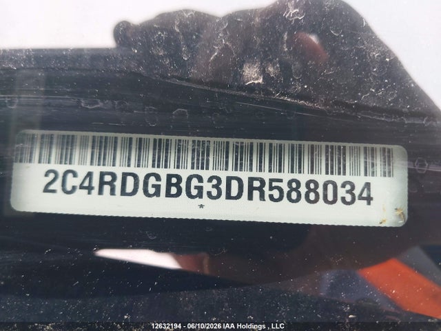 Auction sale of the 2013 Dodge Grand Caravan Se, vin: 2C4RDGBG3DR588034, lot number: 12632194