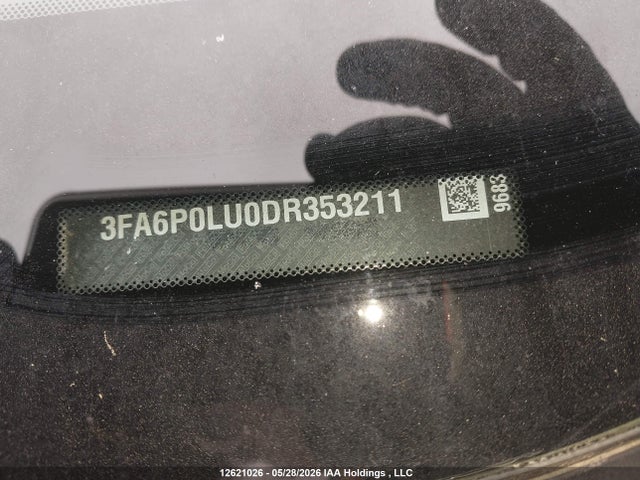 2013 Ford Fusion Se Hybrid მანქანა იყიდება აუქციონზე, vin: 3FA6P0LU0DR353211, აუქციონის ნომერი: 12621026