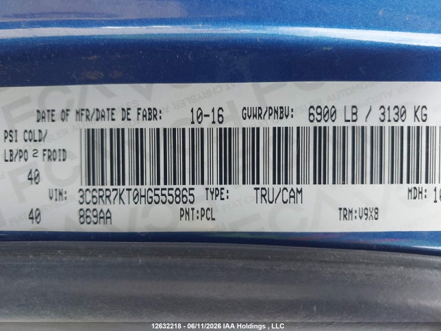 RAM 1500 St 2017 3C6RR7KT0HG555865 Image 9