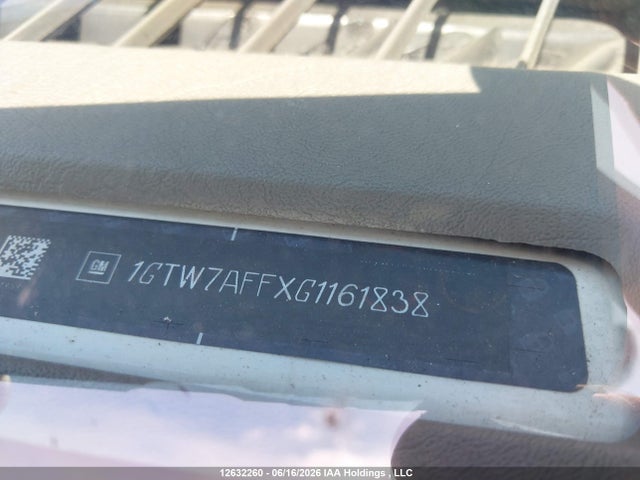 1GTW7AFFXG1161838 GMC Savana G2500