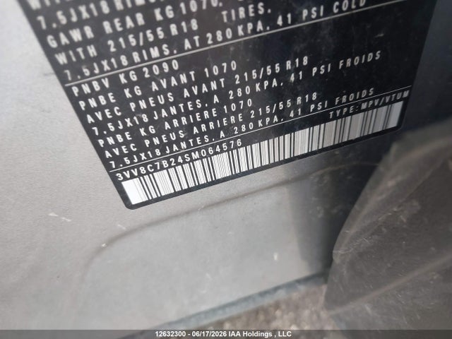3VV8C7B24SM064576 Volkswagen TAOS S
