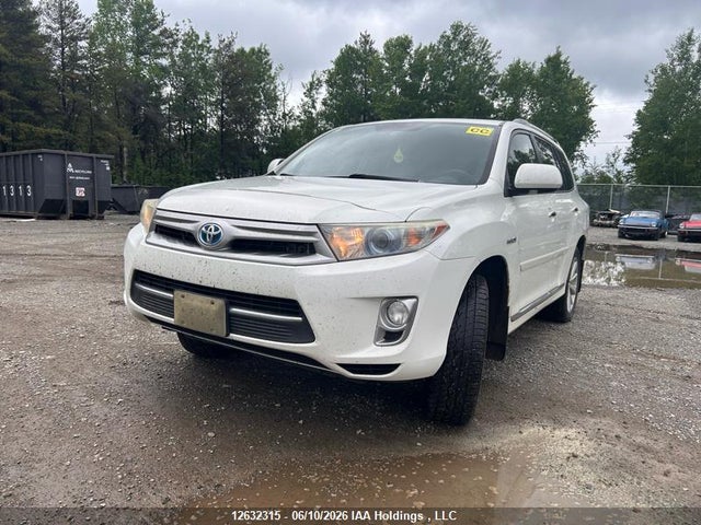 2012 Toyota Highlander Hybrid Limited მანქანა იყიდება აუქციონზე, vin: JTEDC3EH6C2004504, აუქციონის ნომერი: 12632315