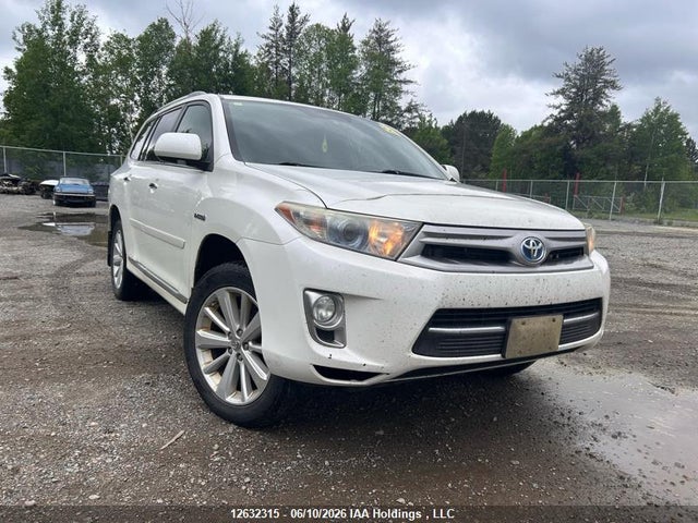 12632315 :رقم المزاد ، JTEDC3EH6C2004504 vin ، 2012 Toyota Highlander Hybrid Limited مزاد بيع
