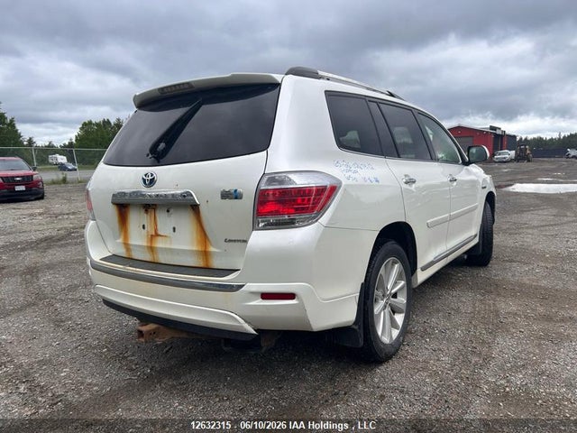 12632315 :رقم المزاد ، JTEDC3EH6C2004504 vin ، 2012 Toyota Highlander Hybrid Limited مزاد بيع