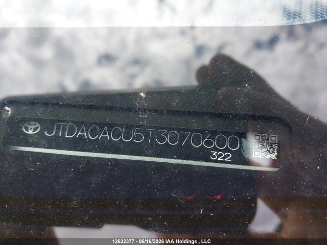 JTDACACU5T3070600 Toyota Prius