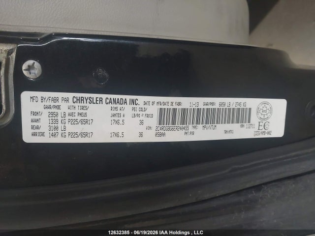 Dodge Grand Caravan 2014 2C4RDGBG6ER240455 Image 9