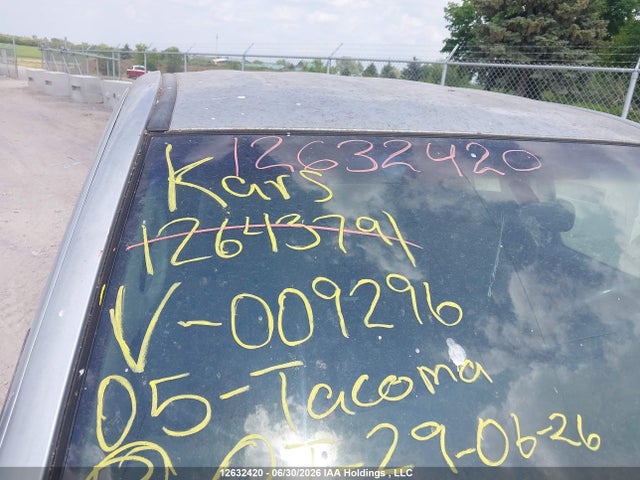 Продажа на аукционе авто 2005 Toyota Tacoma, vin: 5TETX22N65Z099296, номер лота: 12632420
