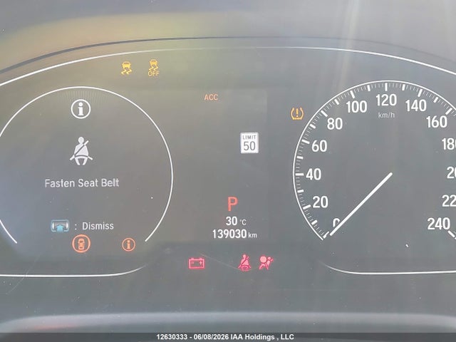 2018 Honda Accord Touring მანქანა იყიდება აუქციონზე, vin: 1HGCV1F97JA804416, აუქციონის ნომერი: 12630333