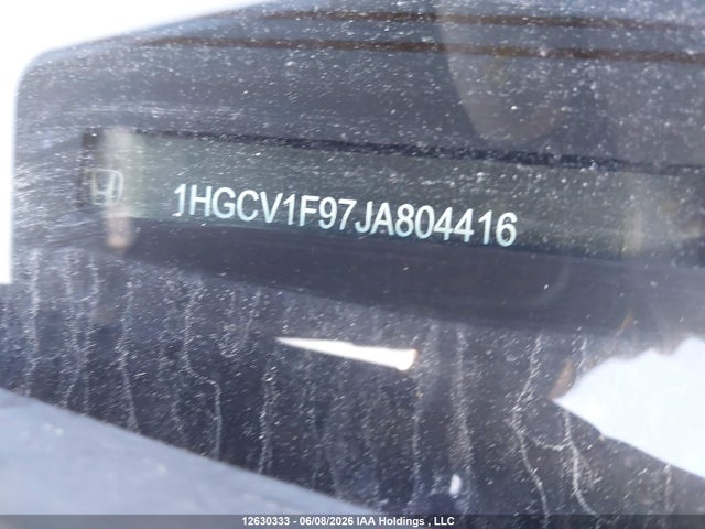 2018 Honda Accord Touring მანქანა იყიდება აუქციონზე, vin: 1HGCV1F97JA804416, აუქციონის ნომერი: 12630333