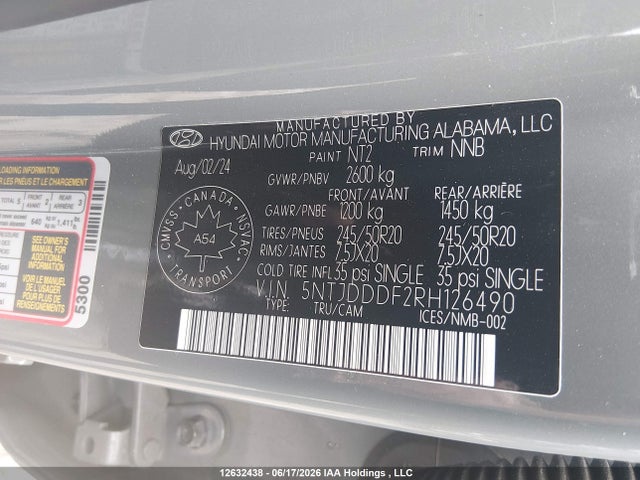 Hyundai Santa Cruz Trend 2024 5NTJDDDF2RH126490 Image 9