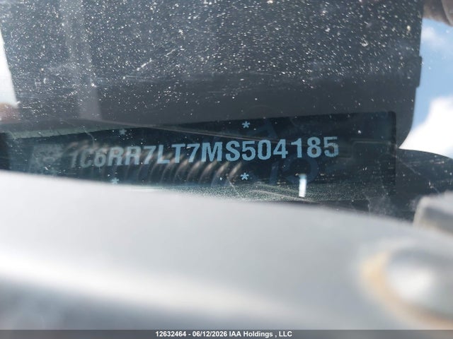 Продажа на аукционе авто 2021 Ram 1500 Classic Slt, vin: 1C6RR7LT7MS504185, номер лота: 12632464