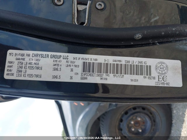 Aukcja sprzedaży 2012 Dodge Journey Cvp/se Plus, vin: 3C4PDCAB3CT190937, numer aukcji: 12632487