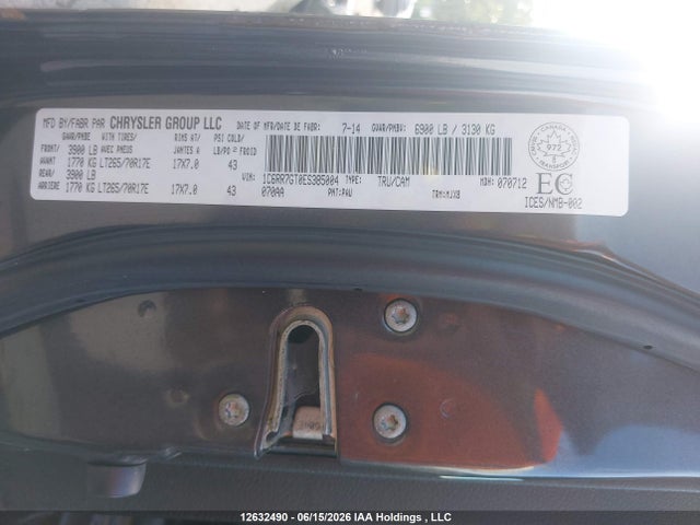 Dodge RAM 1500 2014 1C6RR7GT0ES385004 Image 9