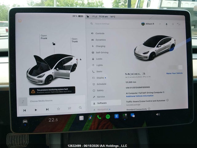 Tesla MODEL 3 2021 5YJ3E1EA8MF856966 Image 7