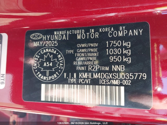 Aukcja sprzedaży 2025 Hyundai Elantra Sel Sport, vin: KMHLM4DGXSU035779, numer aukcji: 12632509