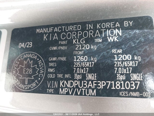 KIA Sportage Lx 2023 KNDPU3AF3P7181037 Image 19