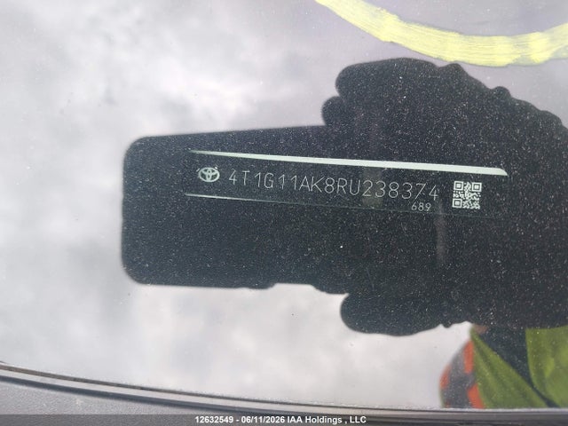 Aukcja sprzedaży 2024 Toyota Camry Se Night Shade/se, vin: 4T1G11AK8RU238374, numer aukcji: 12632549