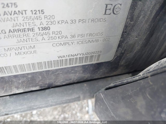WA1ENAFY5J2020223 Audi Q5 Progressiv S-line