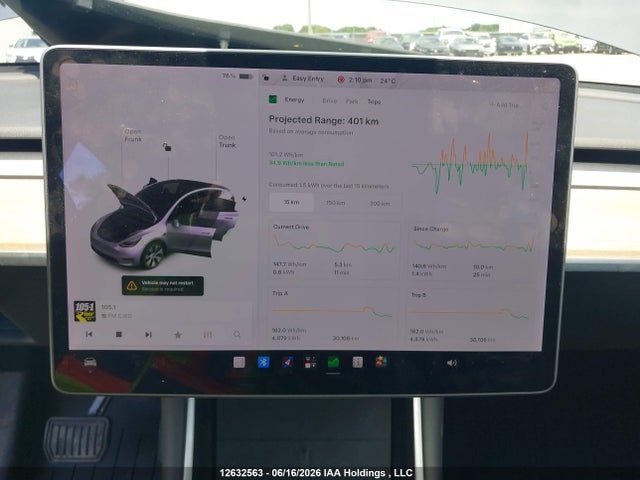 Продаж на аукціоні авто 2021 Tesla Model Y, vin: 5YJYGDEDXMF113754, номер лоту: 12632563
