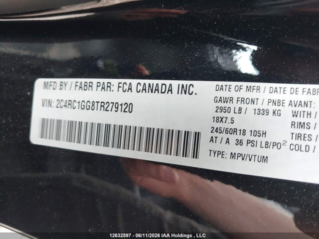 Chrysler Pacifica Limited 2026 2C4RC1GG8TR279120 Image 9