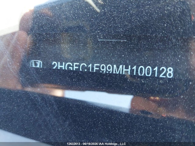 Продажа на аукционе авто 2021 Honda Civic Touring, vin: 2HGFC1F99MH100128, номер лота: 12632613