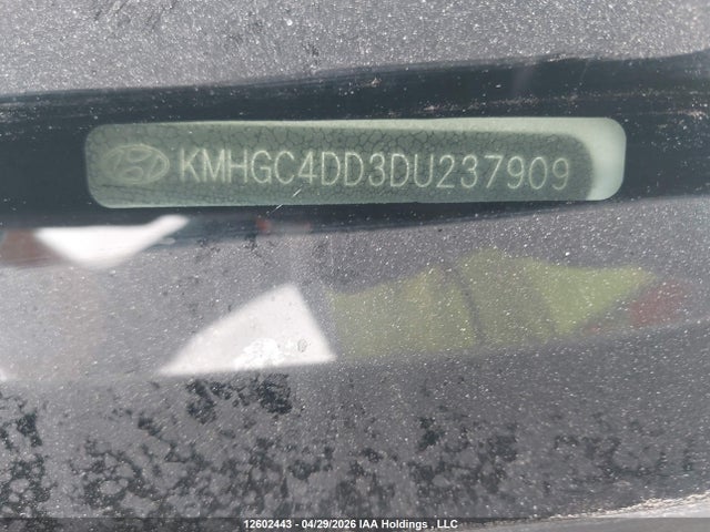 Aukcja sprzedaży 2013 Hyundai Genesis 3.8 Premium, vin: KMHGC4DD3DU237909, numer aukcji: 12602443