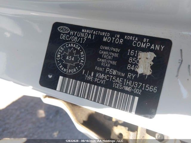 Hyundai Accent 2017 KMHCT5AE1HU371566 Image 9