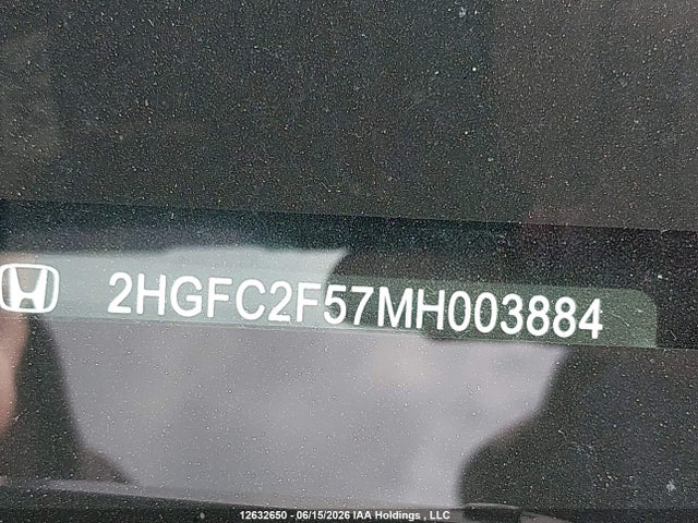 Honda Civic Lx 2021 2HGFC2F57MH003884 Image 19