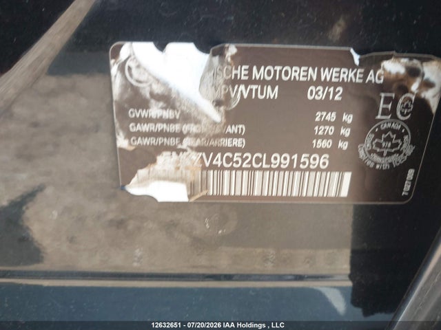 2012 Bmw X5 3.5i მანქანა იყიდება აუქციონზე, vin: 5UXZV4C52CL991596, აუქციონის ნომერი: 12632651
