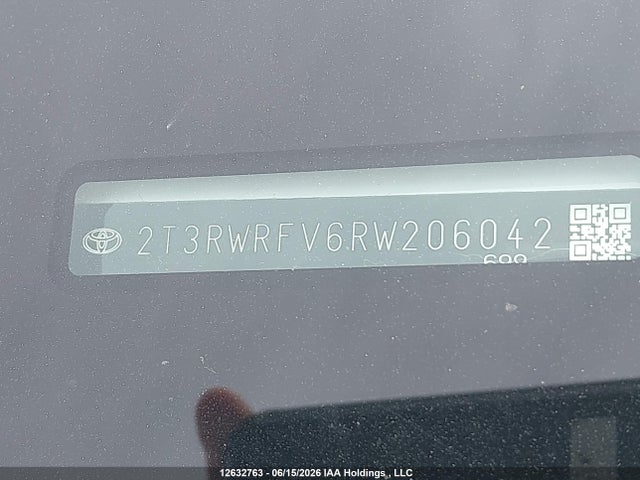 Aukcja sprzedaży 2024 Toyota Rav4 Hybrid Xle, vin: 2T3RWRFV6RW206042, numer aukcji: 12632763