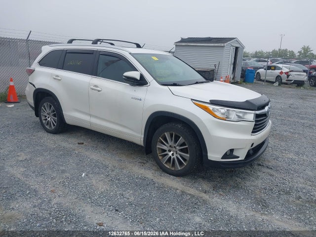 2015 Toyota Highlander Hybrid Xle მანქანა იყიდება აუქციონზე, vin: 5TDJCRFH4FS007391, აუქციონის ნომერი: 12632765