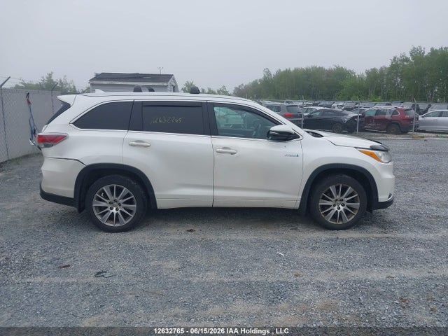 2015 Toyota Highlander Hybrid Xle მანქანა იყიდება აუქციონზე, vin: 5TDJCRFH4FS007391, აუქციონის ნომერი: 12632765