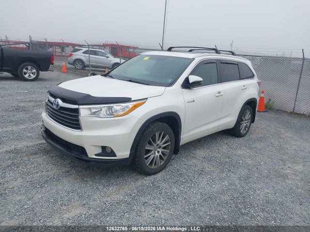 2015 Toyota Highlander Hybrid Xle მანქანა იყიდება აუქციონზე, vin: 5TDJCRFH4FS007391, აუქციონის ნომერი: 12632765