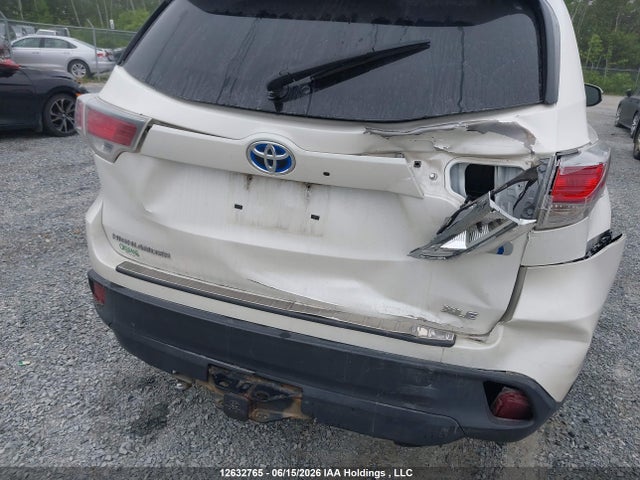 2015 Toyota Highlander Hybrid Xle მანქანა იყიდება აუქციონზე, vin: 5TDJCRFH4FS007391, აუქციონის ნომერი: 12632765