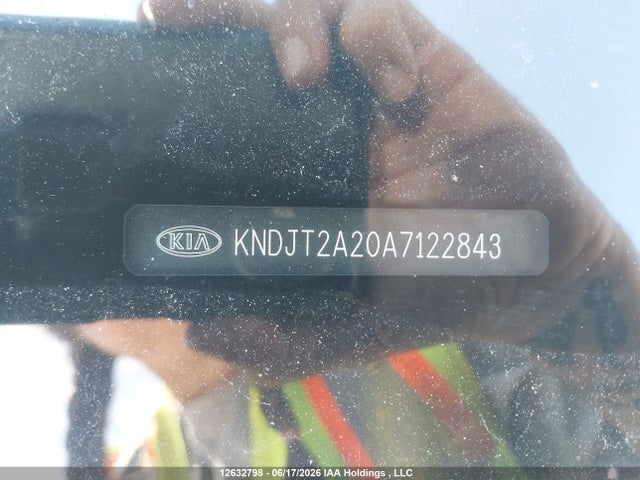 12632798 :رقم المزاد ، KNDJT2A20A7122843 vin ، 2010 Kia Soul 2.0l 2u/2.0l 4u/2.0l 4u Burner/2.0l 4u Retro/2.0l 4u Sx مزاد بيع