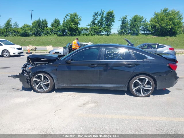Продаж на аукціоні авто 2019 Honda Accord Sport, vin: 1HGCV1E31KA805012, номер лоту: 12632801