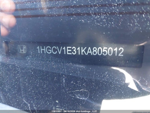 Продаж на аукціоні авто 2019 Honda Accord Sport, vin: 1HGCV1E31KA805012, номер лоту: 12632801