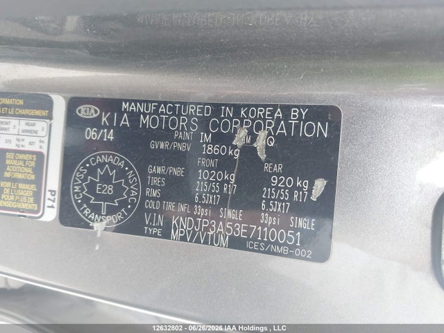 KIA Soul Ex/ex+/ex+ Eco 2014 KNDJP3A53E7110051 Image 17