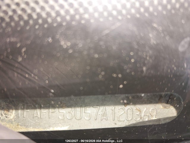 12632827 :رقم المزاد ، 1FAFP53U57A120369 vin ، 2007 Ford Taurus Se مزاد بيع