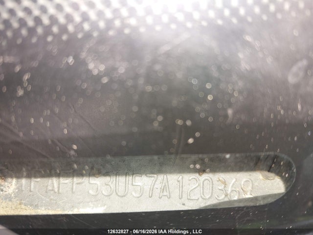 12632827 :رقم المزاد ، 1FAFP53U57A120369 vin ، 2007 Ford Taurus Se مزاد بيع