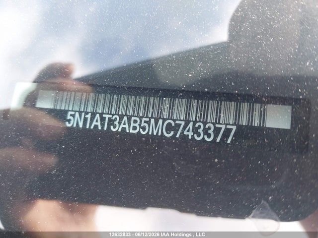 Aukcja sprzedaży 2021 Nissan Rogue S, vin: 5N1AT3AB5MC743377, numer aukcji: 12632833