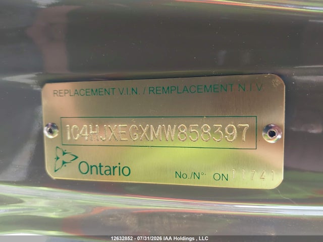 Jeep TJ 2021 1C4HJXEGXMW858397 Image 9